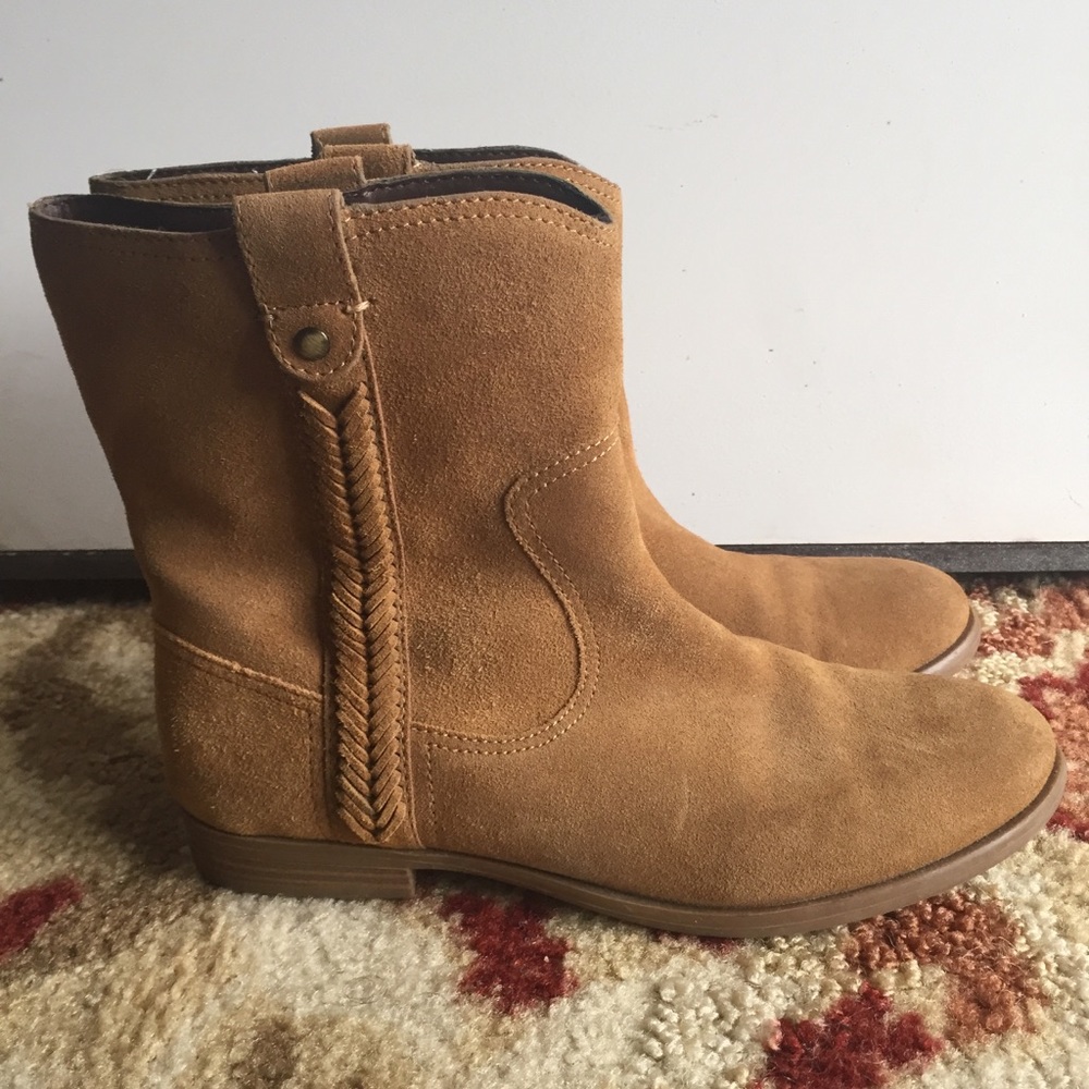 Brown Suede Boots